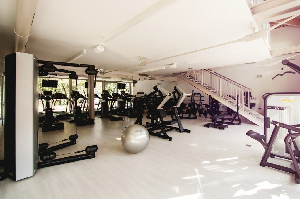 gym equipment room